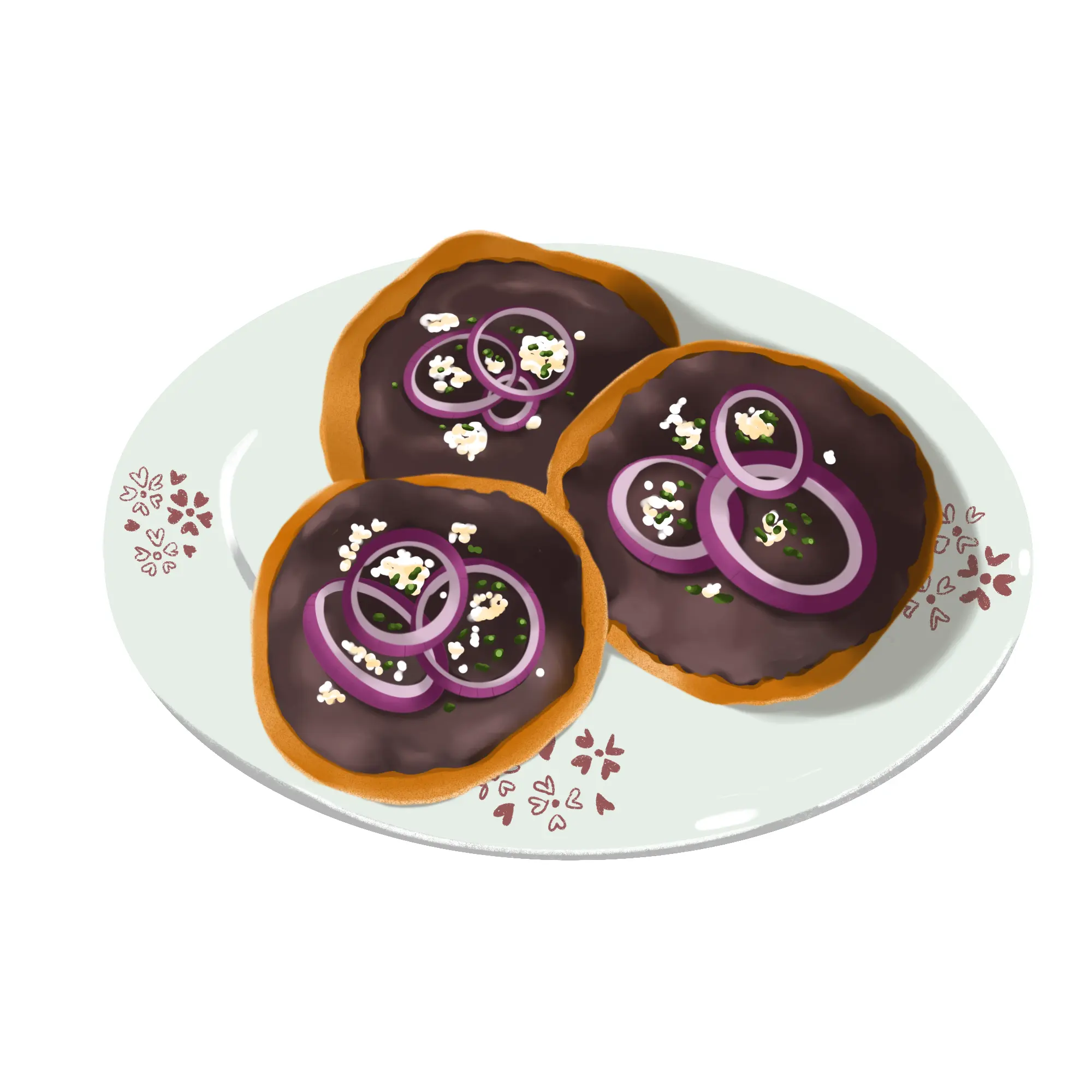 tostadas frijol guatemalteco dibujo concept art la harencia warex3d warex studio